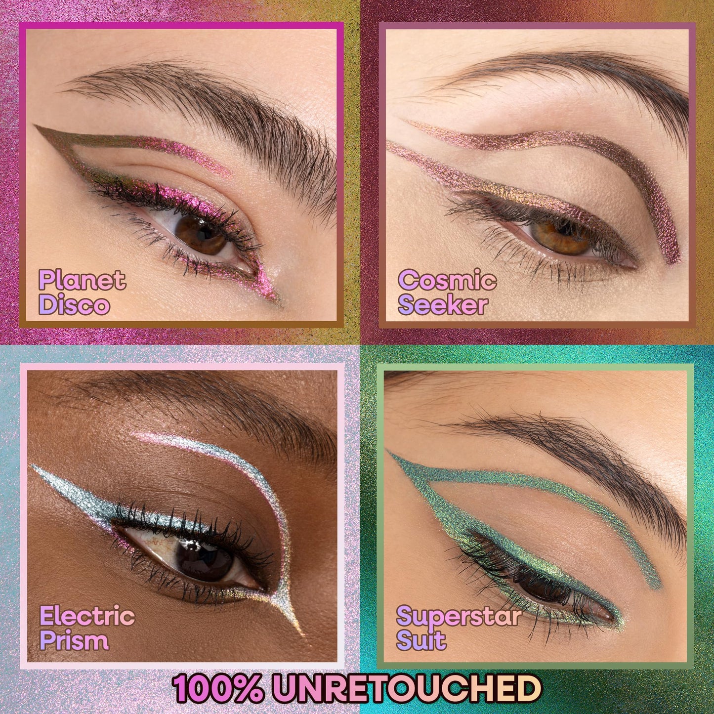 wet n wild Chameleon Chrome Eyeliner, Waterproof and Smudge-Proof, Multichrome Color Shift, Long-Lasting 18-Hour Wear, Cruelty-Free & Vegan - Superstar Suit