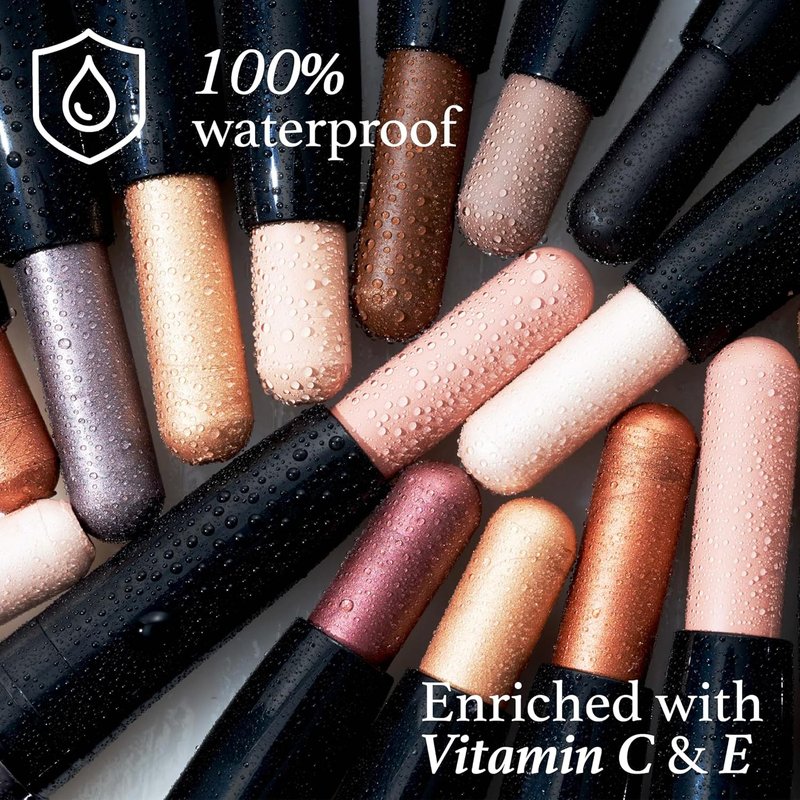 Julep Eyeshadow Stick Duo - Crème to Powder Waterproof Formula | Meadow Shimmer & Pearl Shimmer