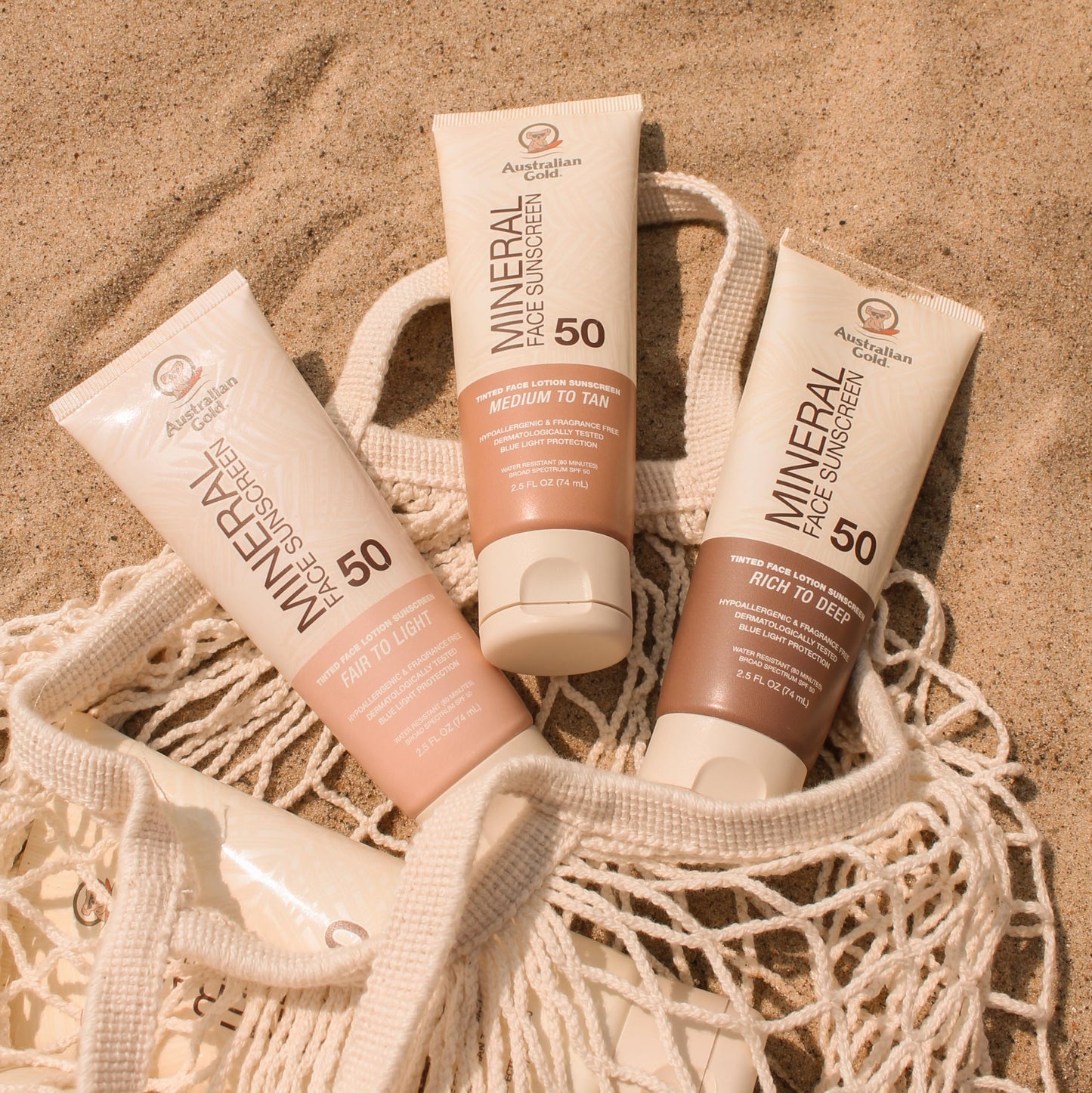 Austrailian Gold SPF 50 Tinted Face 2.f fl oz
