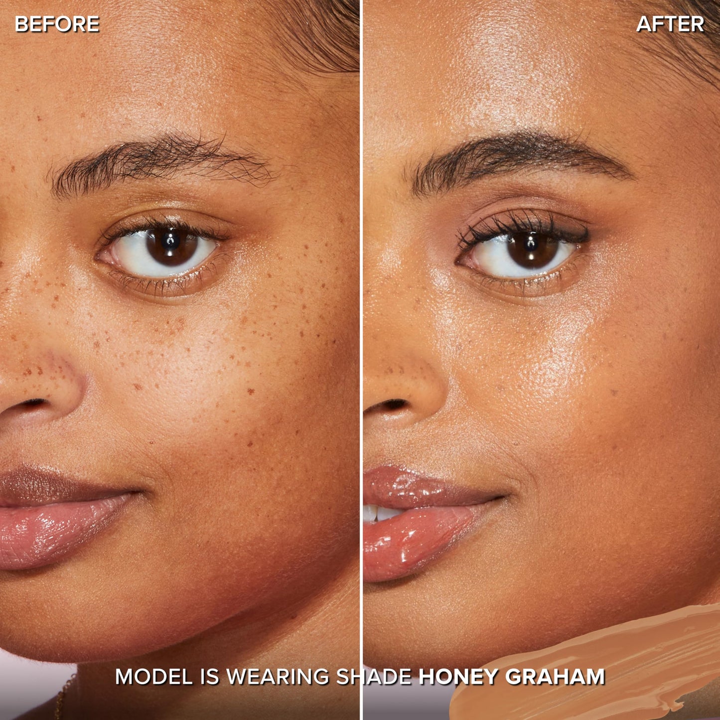Too Faced Born This Way Ethereal Light Illuminating Smoothing Concealer | With Hyaluronic Acid, Conceals + Brightens Dark Circles, Non-Creasing + Waterproof, 0.16 Fl Oz, Honey Graham