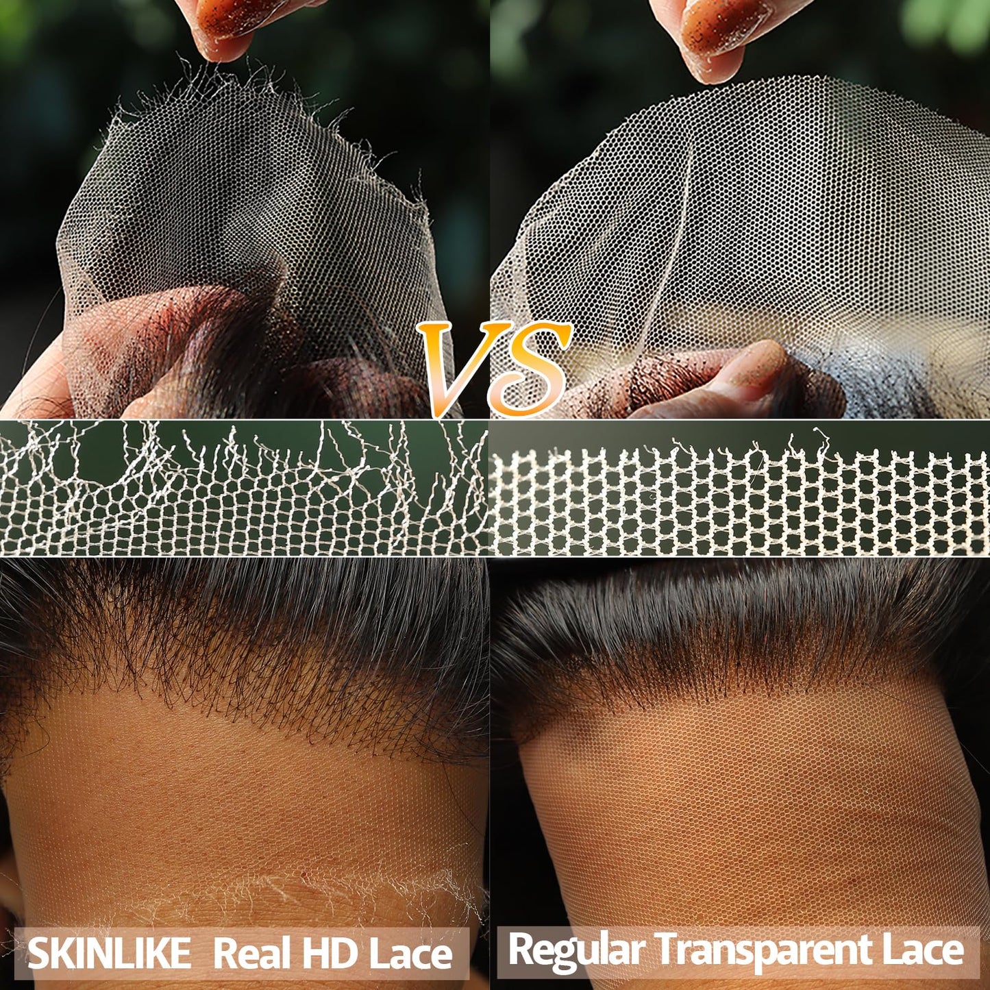 BEEOS 13x4 Skinlike Real HD Lace for Wig Making 1 Pieces, 0.1mm Ultra-thin Swiss Lace Net Base for Making Frontal, Wigs Accessories for Repairing Wig Cap