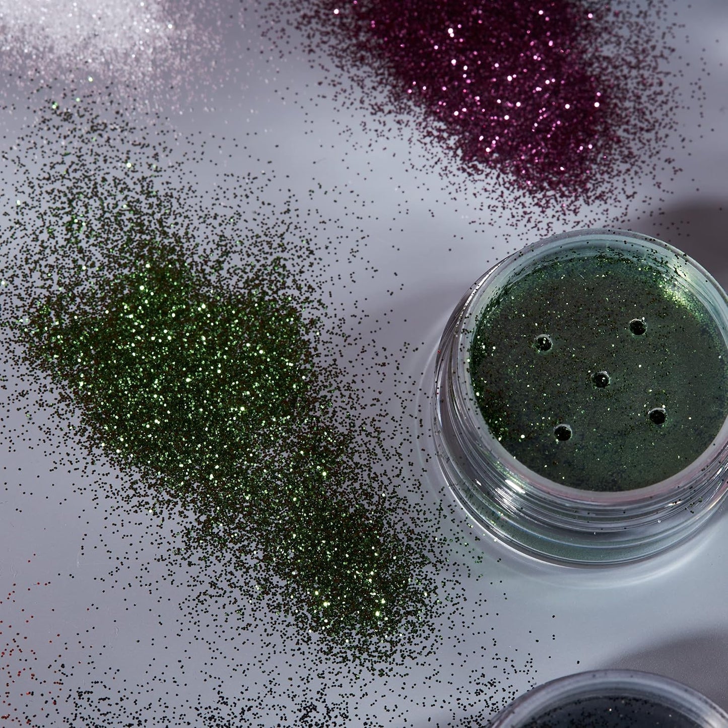 Halloween Glitter Shakers - SFX Makeup Box Set for Face, Body & Hair | 0.17g Each