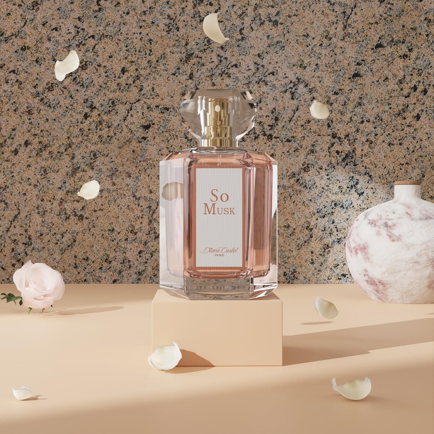 Diane Castel So Musk Gift Set - Musky Floral Scent - Perfume for Women and Body Lotion - Women Perfume with Notes of Orange Blossom, Osmanthus - 3 pc