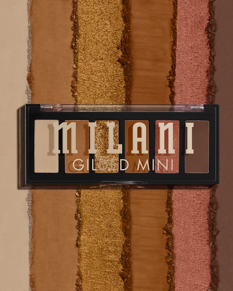 Milani Gilded Mini Eyeshadow Palette with 6 Matte & Shimmer Hues - Champagne Problems