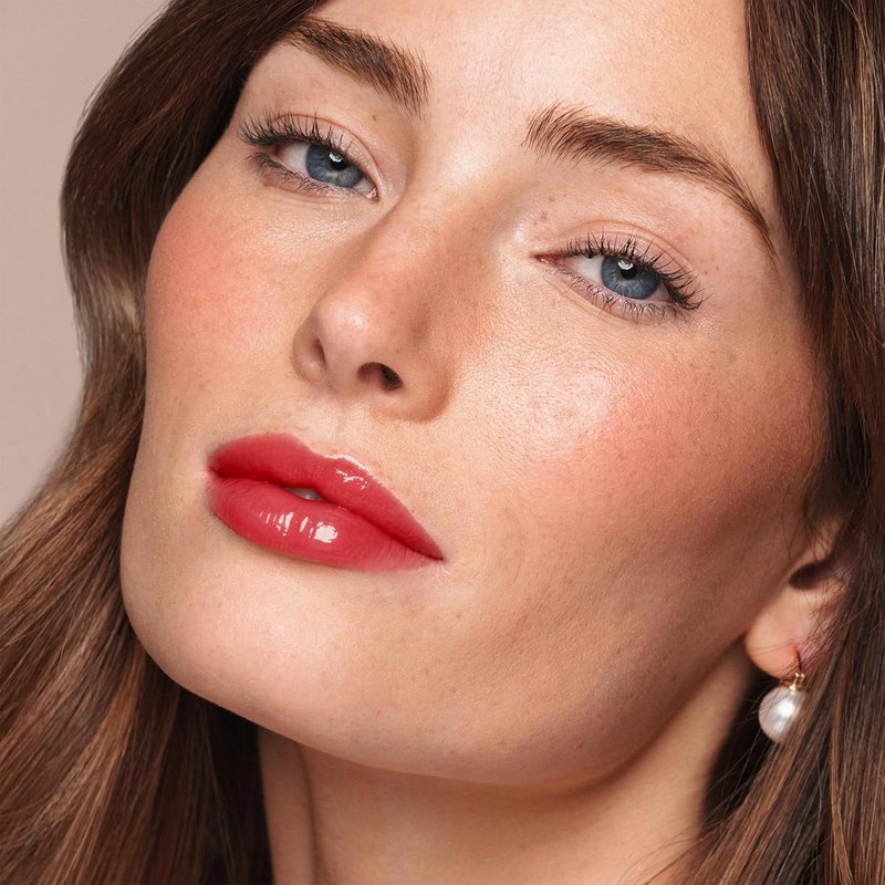 Jouer Essential Tinted Hydrating Lip Oil Gloss | Moisturizing Lip Treatment with Jojoba & Apricot Oils