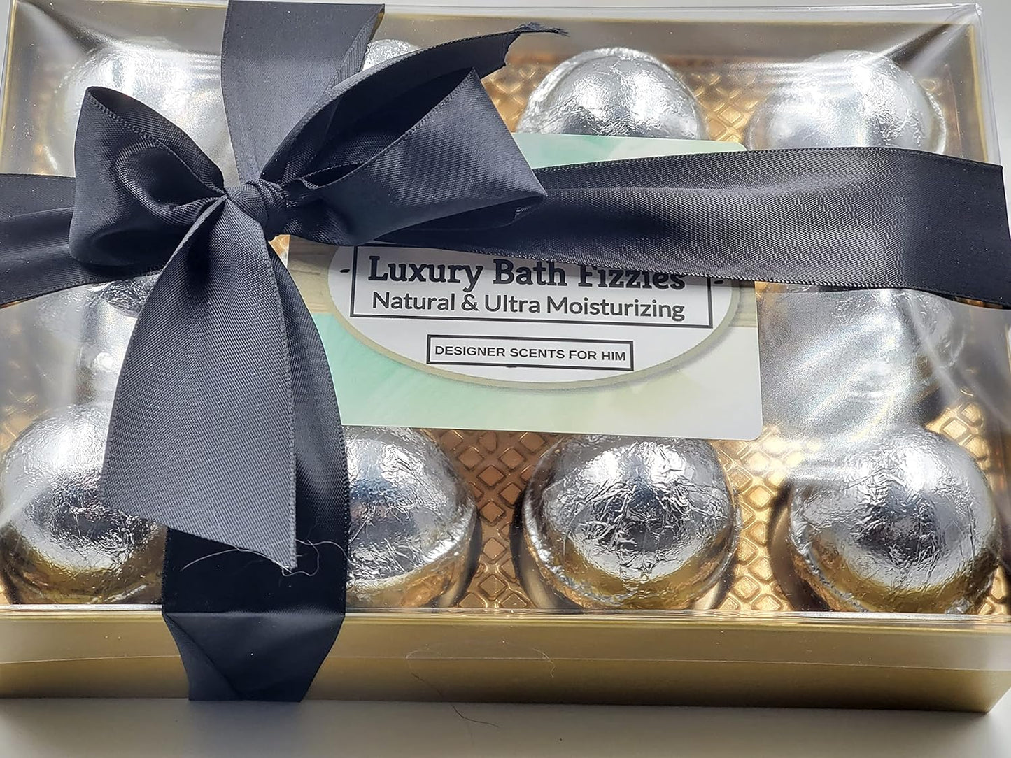 Designer Bath Bombs for Men - Natural & Organic | 12 Elegant Scents in 2.5 oz Size