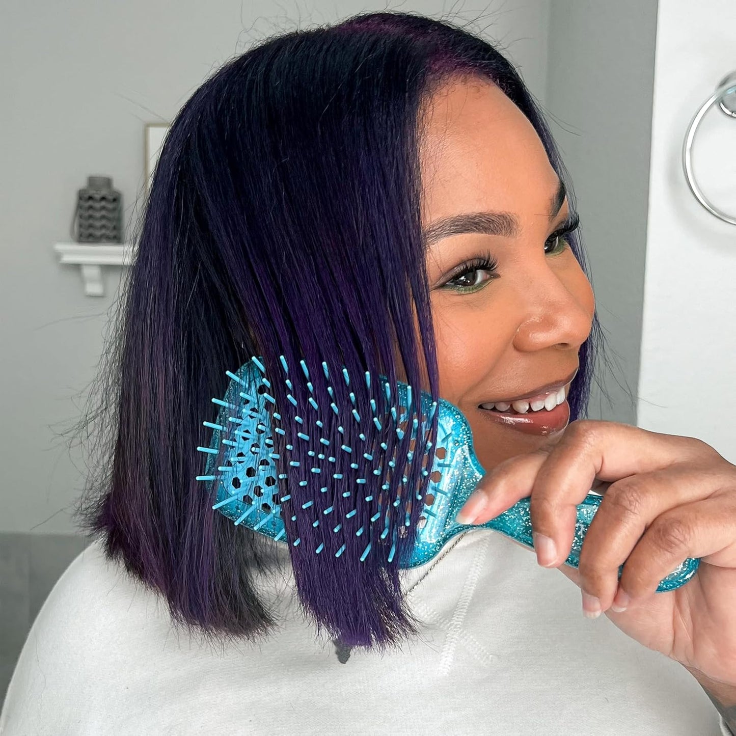FHI Heat Detangling Brush Combo Pack - Original & Mini UNbrush for All Hair Types | DuoFlex Anti-Static Vented Design
