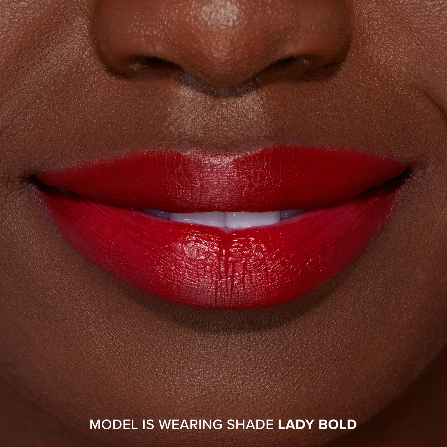 Too Faced Lady Bold Cream Lipstick | Creamy, High-Impact Color, Lightweight, Vegan + Cruelty Free, 0.11 Ounce, Lady Bold