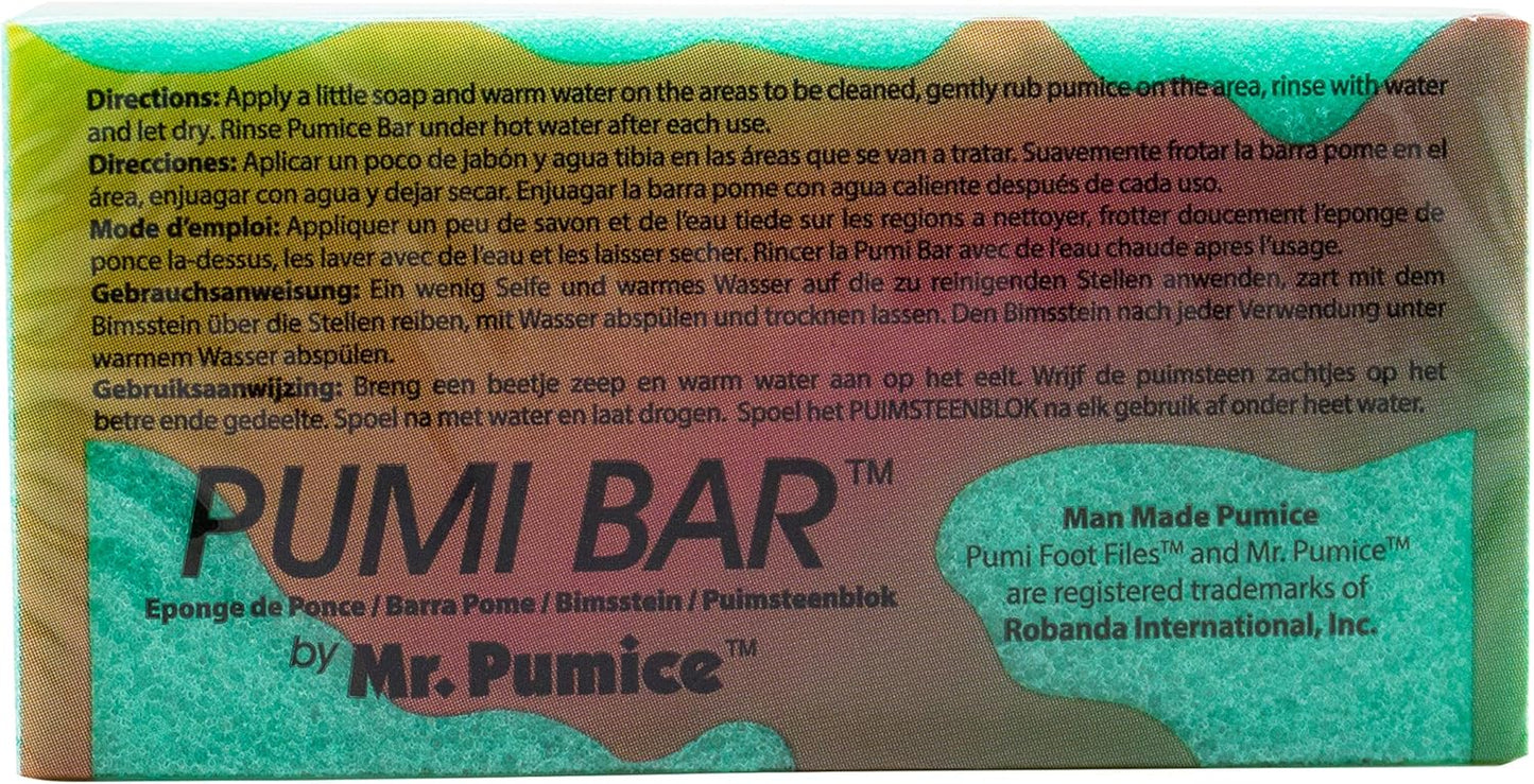 Pumi Bar Callus Remover - Medium Grit Foot Care Tool for Smooth Skin