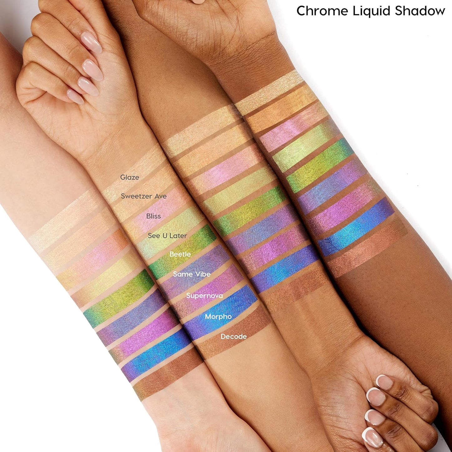 ColourPop Chrome Liquid Eyeshadow - Color-Shifting, Long-Lasting Pigment - Beetle (0.05 oz)