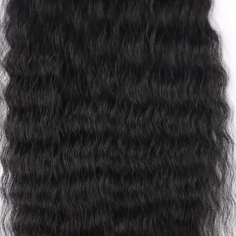 WZVHAIR Super Wave Bulk Human Hair For Braiding No Weft 100g (1Pack-4PCS) Wet and Wavy Human Braiding Hair 100% Virgin Human Hair Super French Human Bulk Hair For Boho Braids (Super Bulk 16 Inch)
