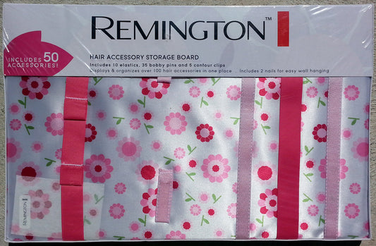 Remington Hair Accessory Storage Board Includes 50 Accessories!