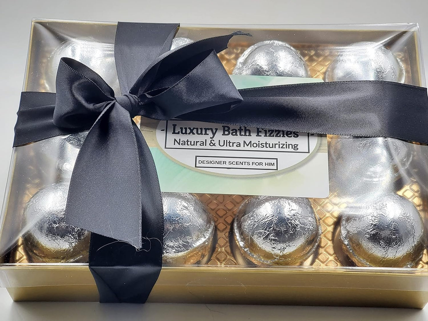 Designer Bath Bombs for Men - Natural & Organic | 12 Elegant Scents in 2.5 oz Size