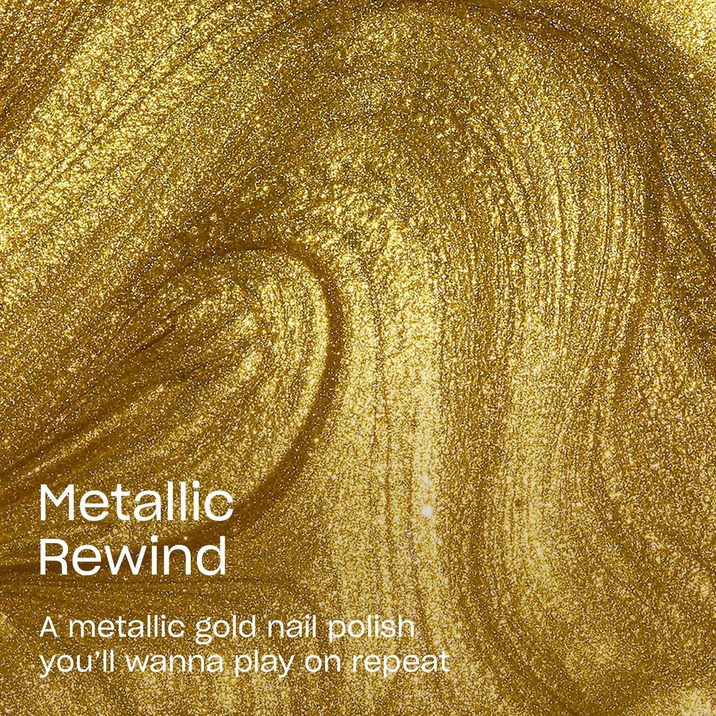 OPI Nail Lacquer Metallic Rewind | Opaque Bright Gold Metallic Chip Resistant Nail Polish | Metallic Mega Mix Collection