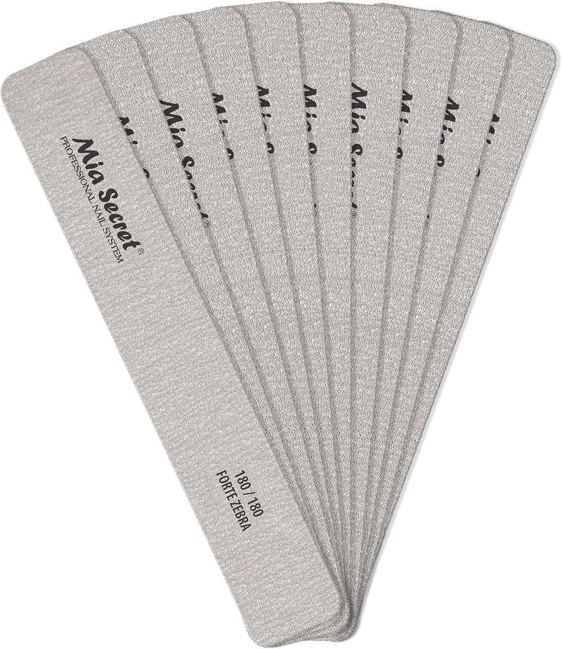 Zebra Jumbo Nail File - Mia Secret Forte | Blue Center, 10-Inch Size