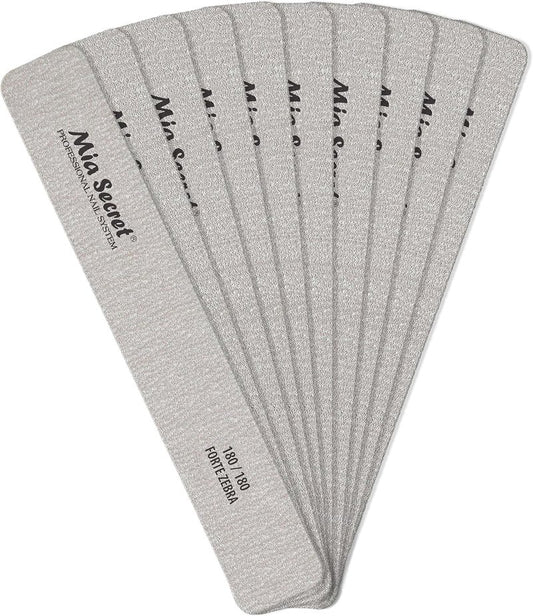 Zebra Jumbo Nail File - Mia Secret Forte | Blue Center, 10-Inch Size