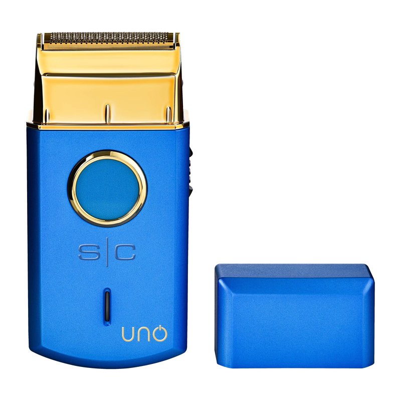 StyleCraft Uno Cordless Single Foil Shaver, Mini Travel Size, Portable, Gold Titanium Premium Head, Turbocharged Motor