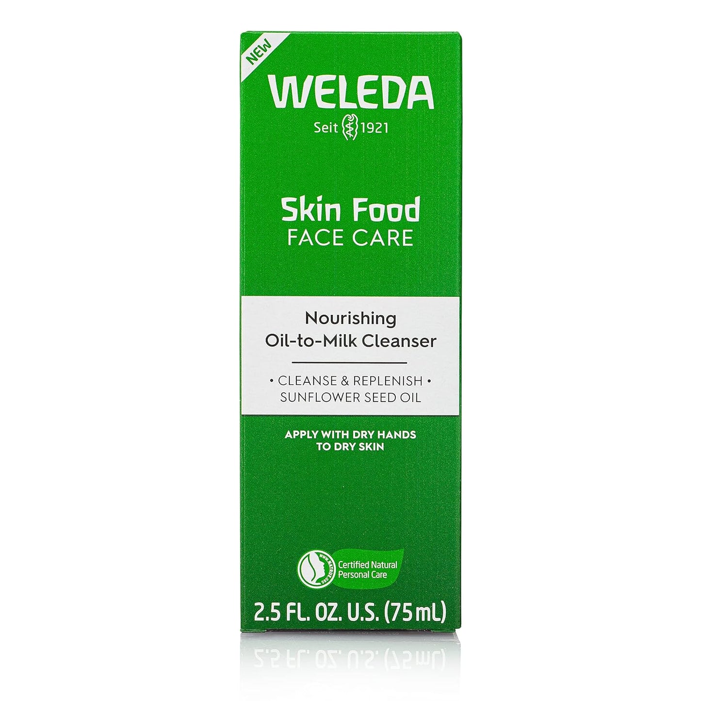 Weleda Skin Food Nourishing Oil-to-Milk Cleanser - 2.5 oz | Plant-Based with Sunflower Oil & Chamomile Extract