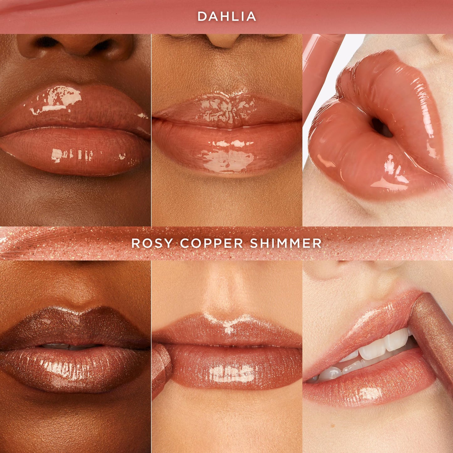tarte maracuja juicy lip plump bestsellers duo – Hydrating Volumizing Shimmer Lip Plumper Balm, Plumps & Moisturizes, Vegan & Cruelty-Free, full size, dahlia & rosy copper shimmer glass