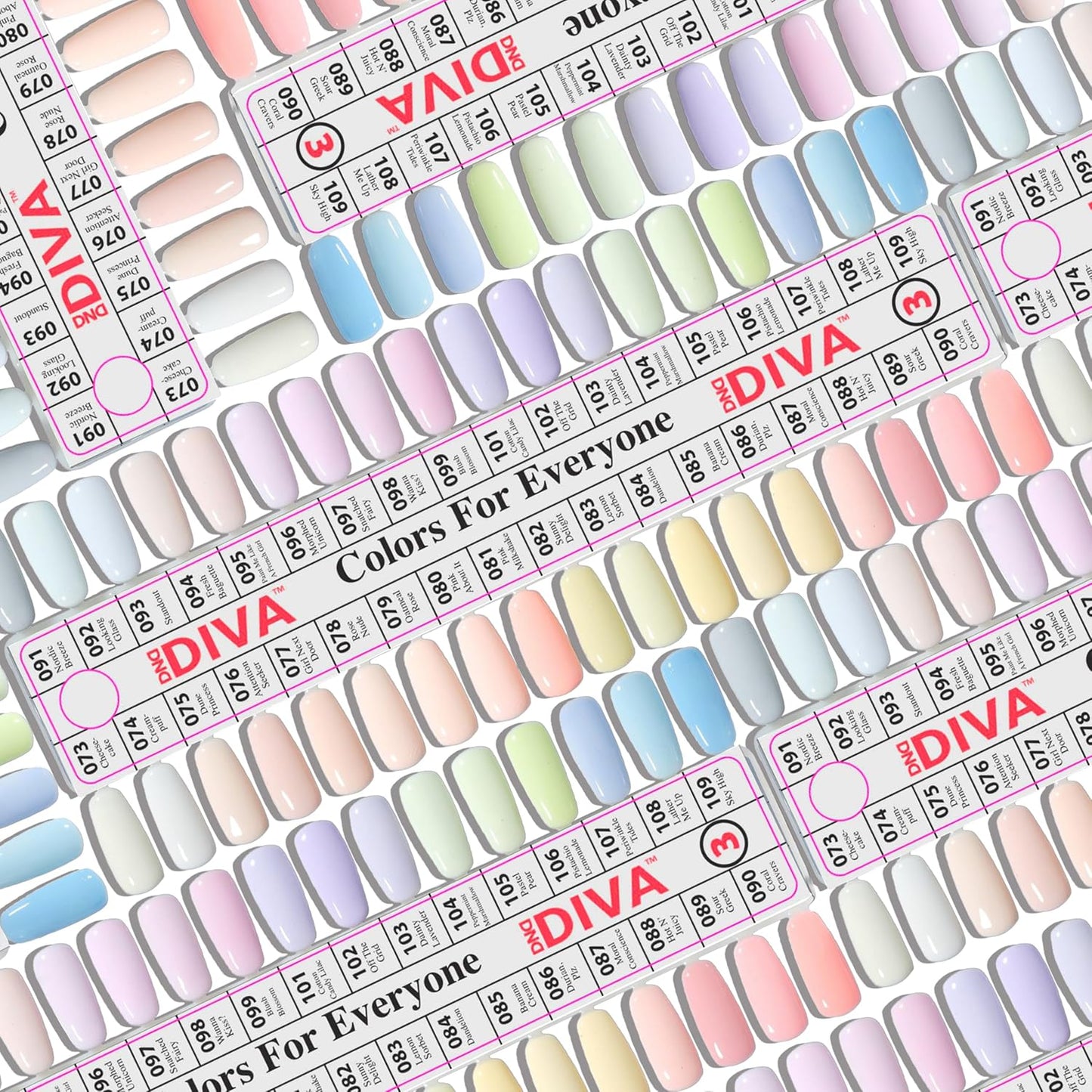 DND Gel Polish Set - Coquette Collection | UV/LED Chip-Free Nail Polish Duo, 0.5 Fl Oz
