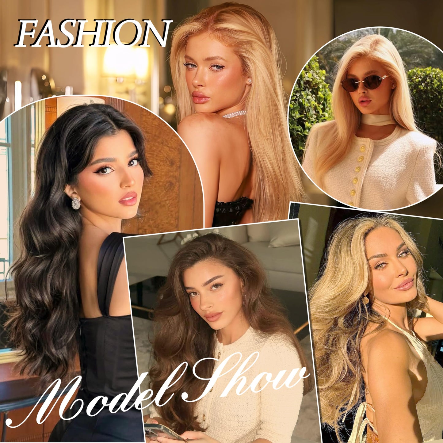 Clip in Hair Extensions Real Human Hair, 14 inch 80g, Balayage Invisible Remy Human hair Clip in Extensions for Women Seamless Straight 8Pcs Double Weft Dark Blonde Highlighted Bleach Blonde