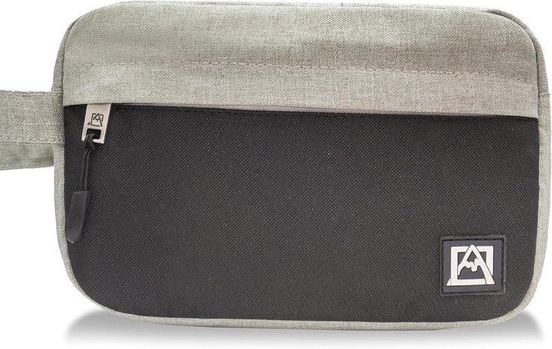 Avalanche Dopp Kit - Gray & Black Toiletry Bag for Travel | Durable & Stylish