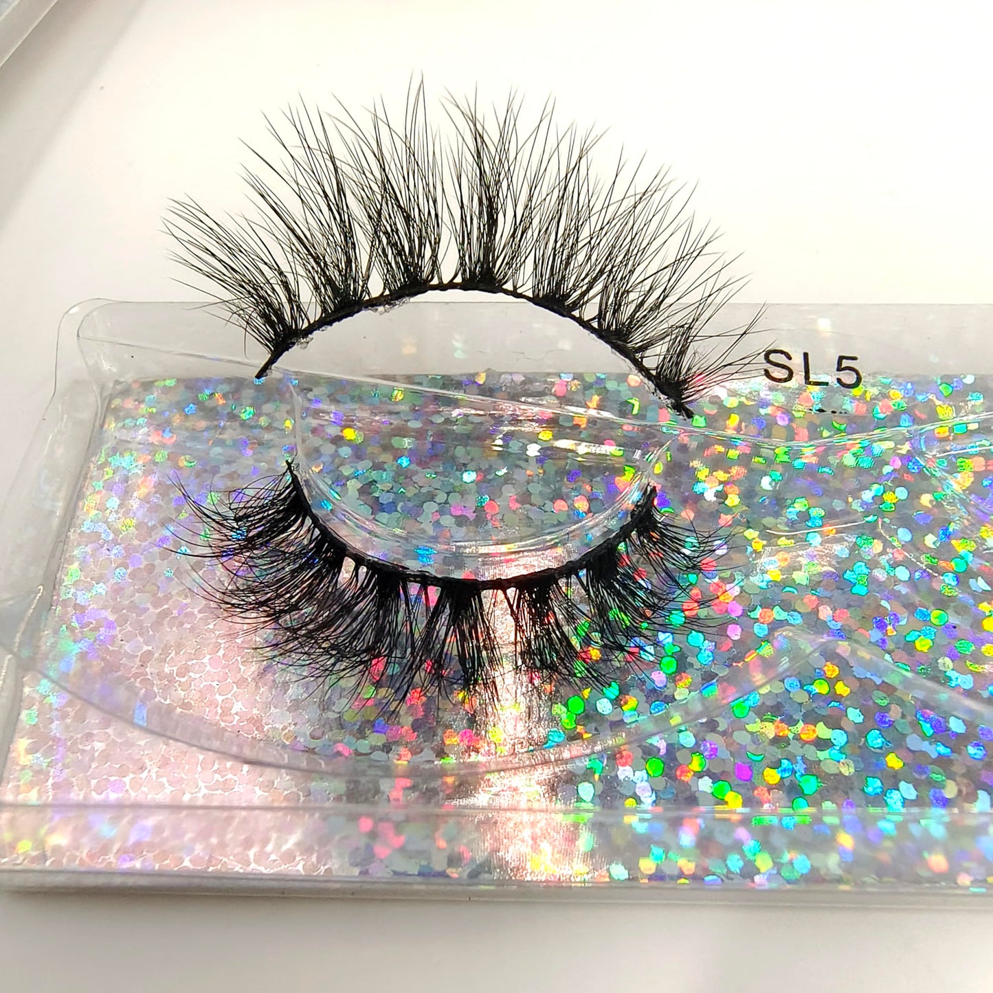U-Hotmi 12mm Faux Mink Lashes 10 pairs Natural Thick Lashes Pack Fluffy Wholesale Fales Eyelashes
