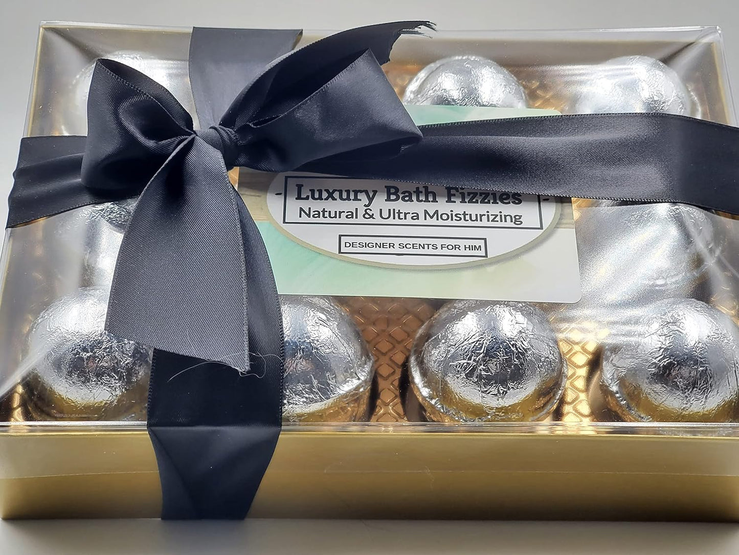 Designer Bath Bombs for Men - Natural & Organic | 12 Elegant Scents in 2.5 oz Size