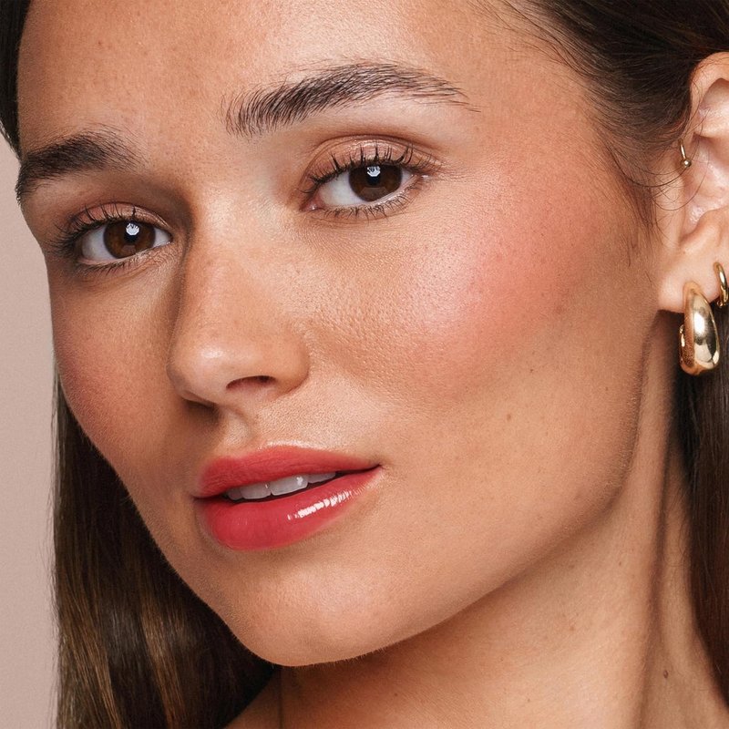Jouer Essential Tinted Hydrating Lip Oil Gloss | Moisturizing Lip Treatment with Jojoba & Apricot Oils