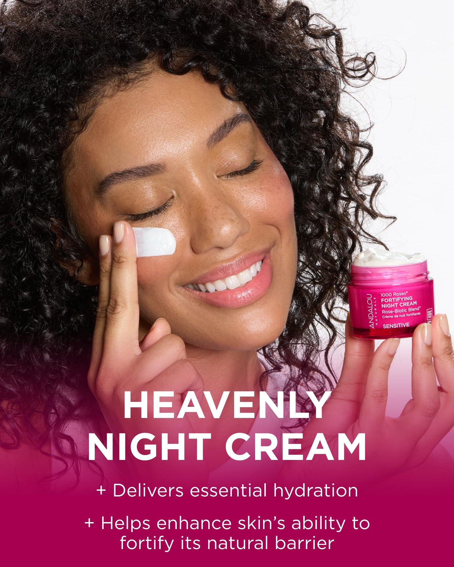 Andalou Naturals 1000 ROSES® Fortifying Night Cream