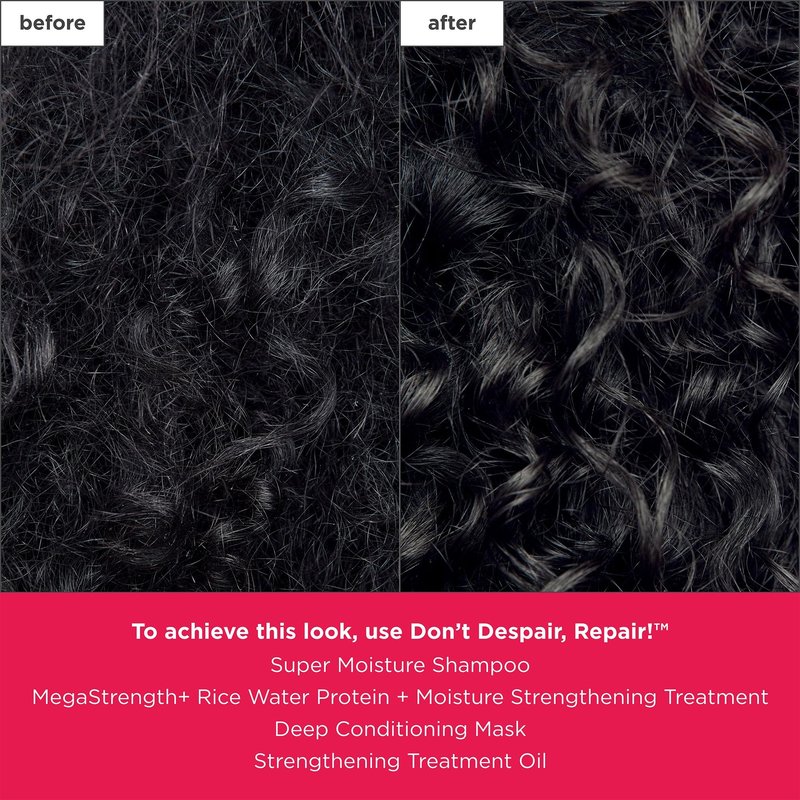 Briogeo Don't Despair, Repair! Megastrength+ Rice Water Protein Treatment | Moisturizing for Severely Damaged Hair | Silicone-Free & Sulfate-Free | Vegan & Cruelty-Free | 5 oz
