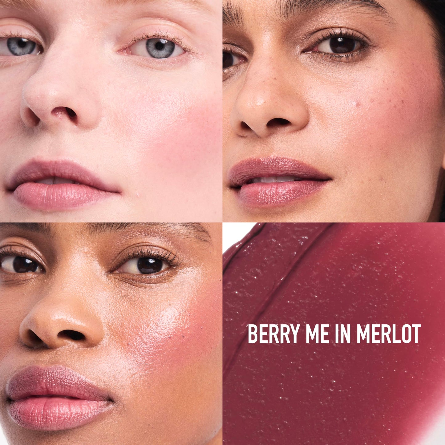 bareMinerals Gen Nude Dew in One Cheek & Lip Stick, Berry Me In Merlot