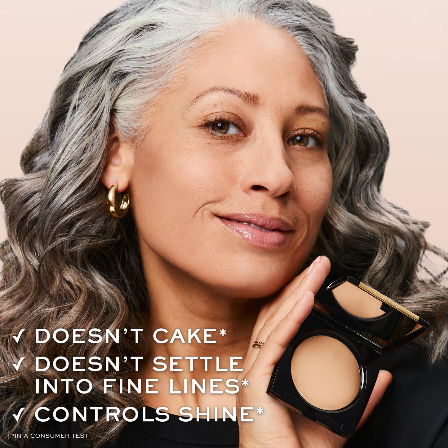 Lancôme Dual Finish Powder Foundation - Natural Finish, Sheer-to-Full Coverage, Longwear Powder Foundation, Controls Shine - 310 Bisque II Cool