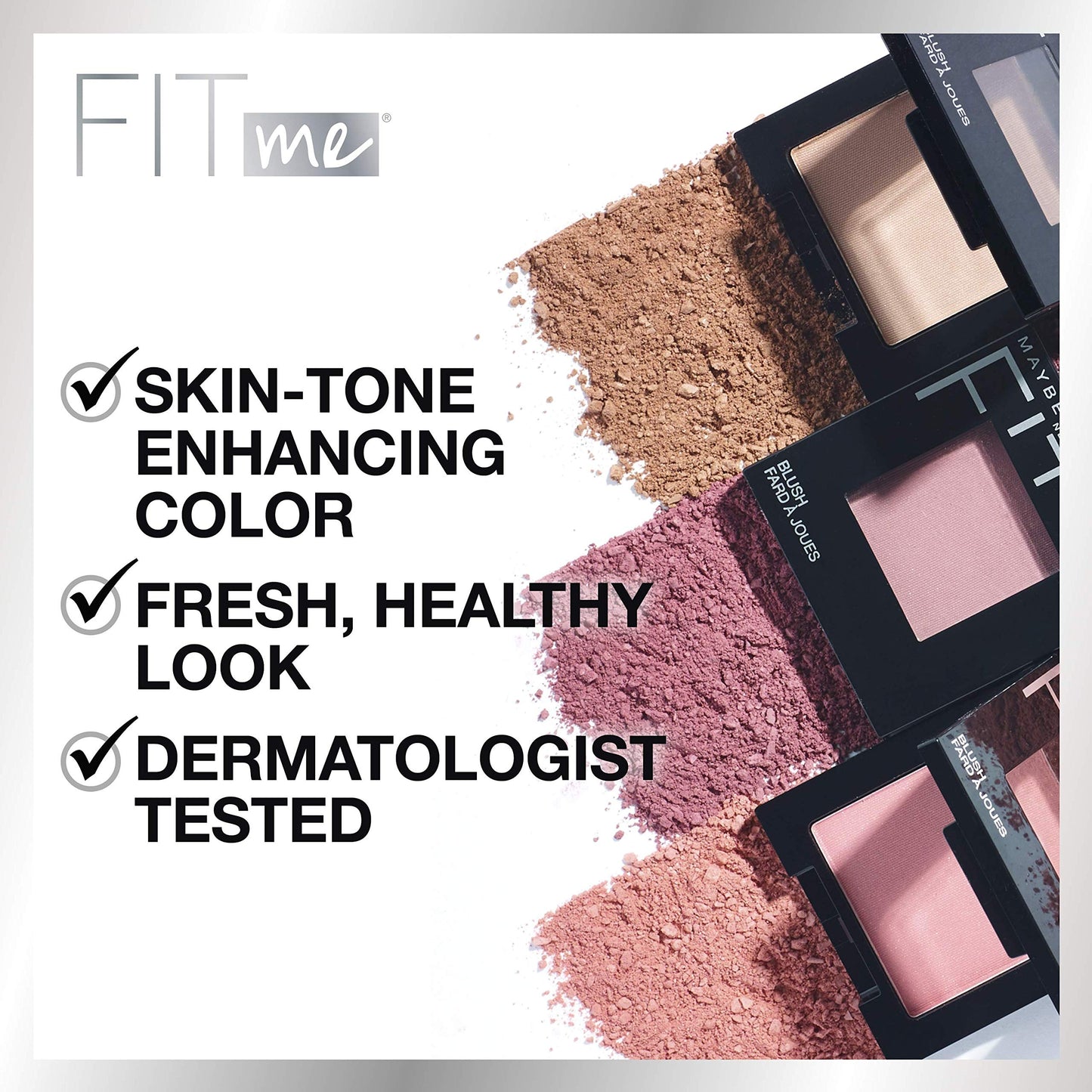 Maybelline Fit Me Blush | Buff | Lightweight | Blendable | Long-lasting