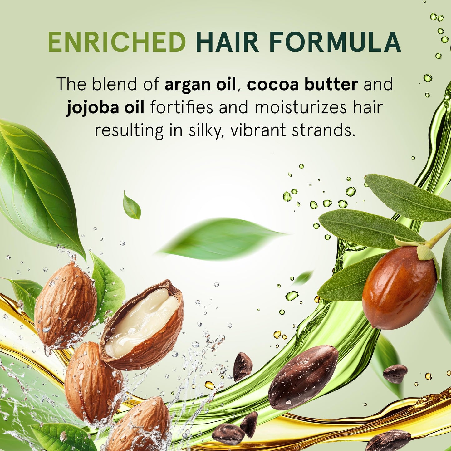 Inoar Argan Shampoo & Moisturizing Conditioner Haircare Set with Argan Oil & Cocoa Butter, Helps Smooth & Hydrate, 2 x 16.9 fl oz