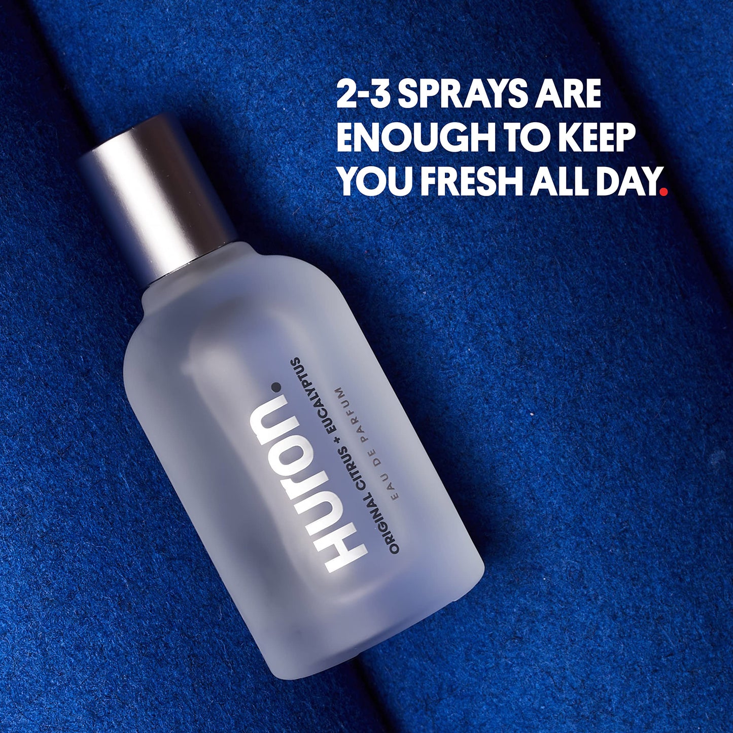 Huron Cologne for Men and Women, Eau de Parfum with Citrus + Eucalyptus & Mint Scent, Premium Clean Daily Fragrance for Everyday Wear, 1.7 Fl Oz