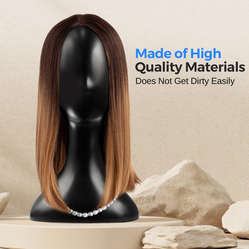 SereneLife Professional Mannequin Head, Durable Multi-purpose Women Model Wig Stand Display, Suitable for Shaping and Displaying Hats, Hair Pieces, Wigs, Accessories and Jewelry