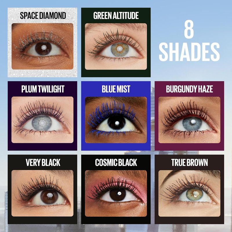 Maybelline Lash Sensational Sky High Mascara - Volumizing & Lengthening Formula | Burgundy Haze, 1 Count