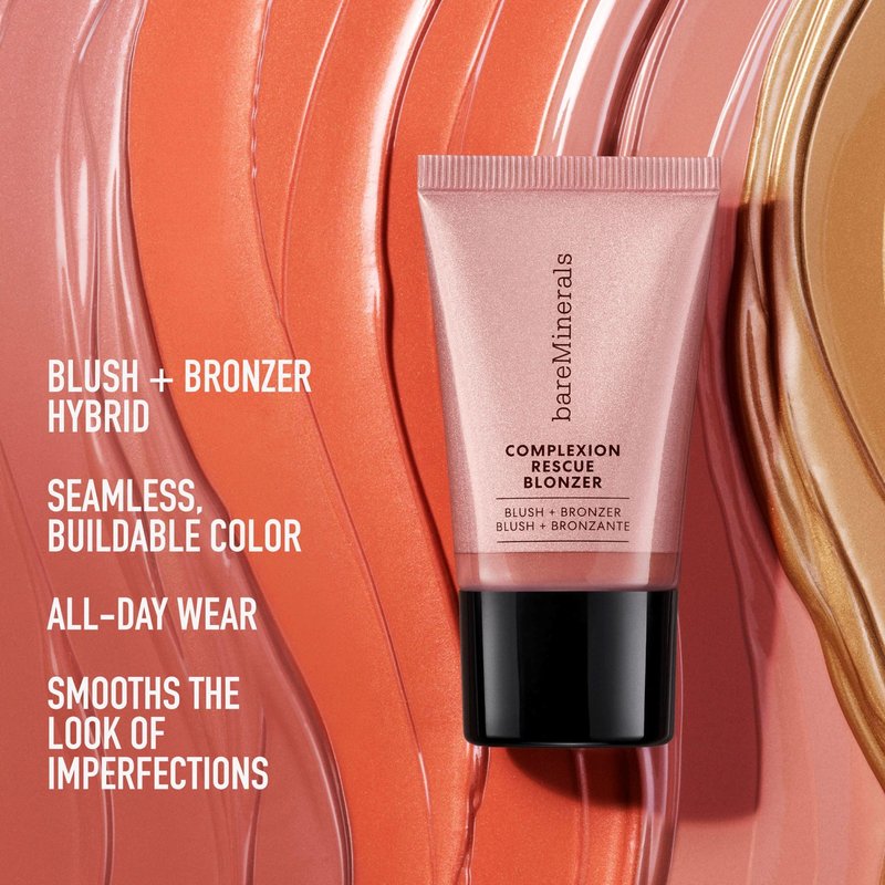 bareMinerals Complexion Rescue Liquid Blonzer, Kiss of Mauve, Vegan, Cruelty-Free & Dermatologist-Tested