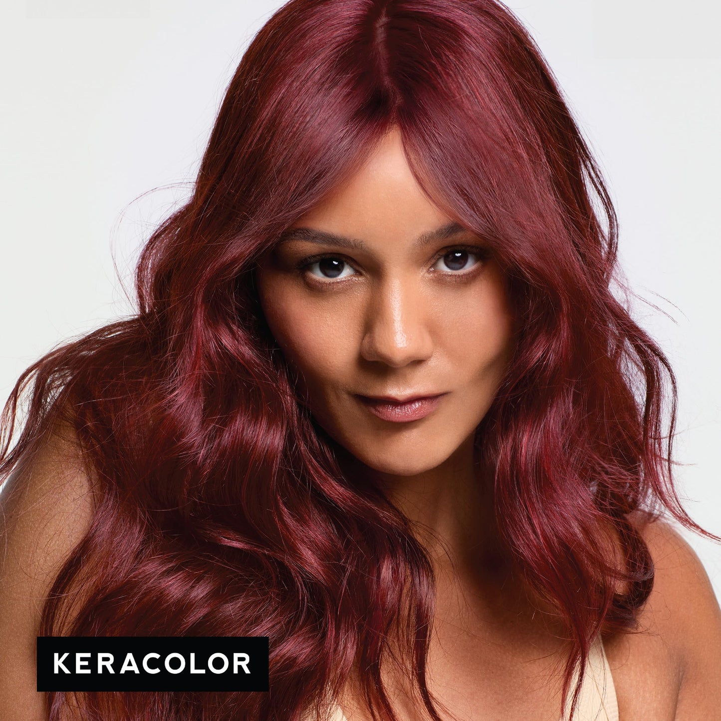Keracolor Color + Clenditioner 3-in-1 Color-Depositing Conditioner, Gently Cleanses & Conditions, Semi-Permanent Merlot Hair Color, 12 Fl Oz