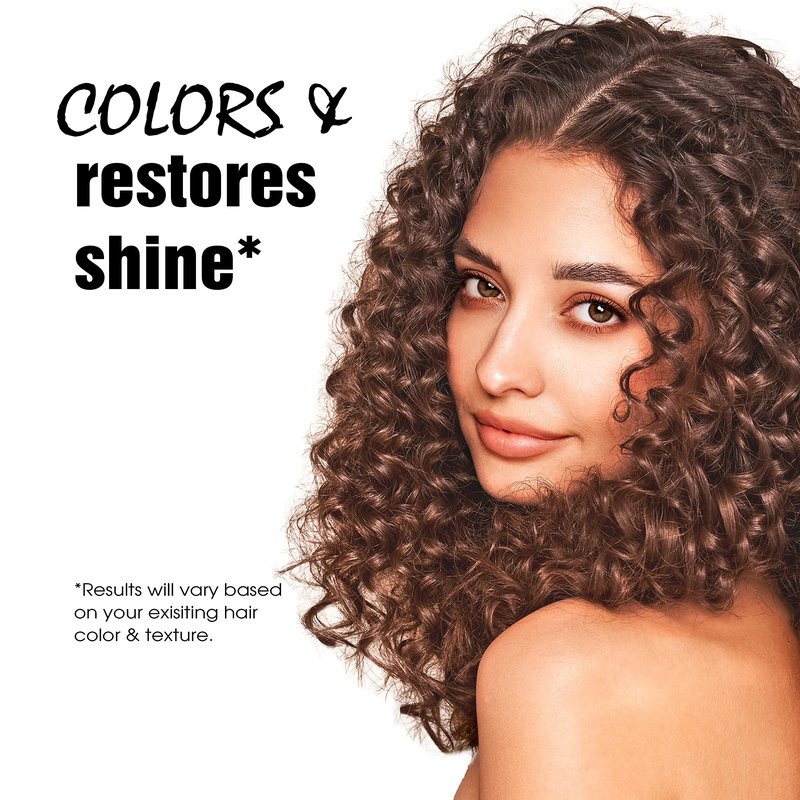 Light Mountain Henna Hair Color & Conditioner - Medium Brown Hair Dye for Men/Women, Organic Henna Leaf Powder and Botanicals, Chemical-Free Semi-Permanent Hair Color, 16 Oz