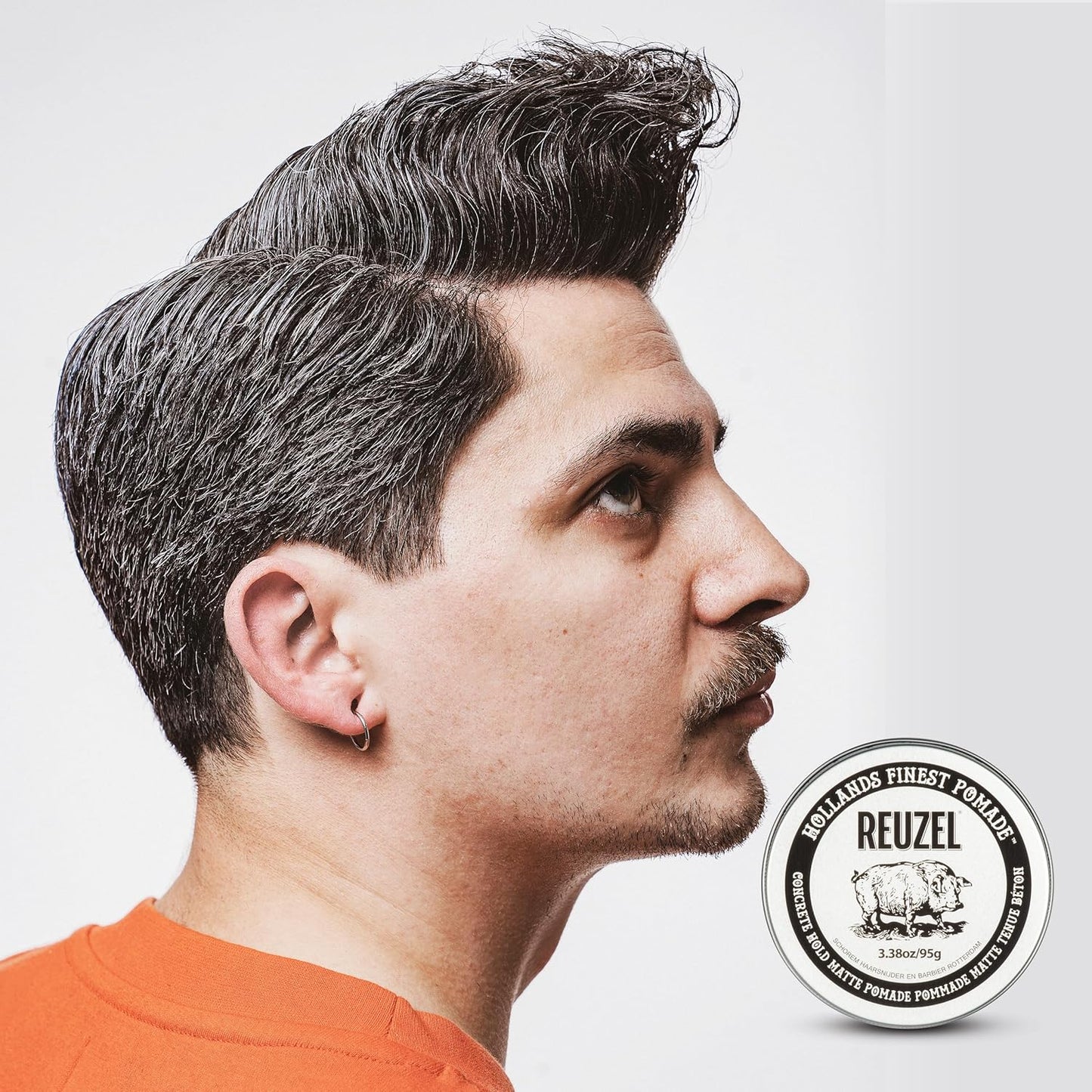 Reuzel Extreme Hold Matte Pomade | Strong All-Day Hold, Water Soluble, No Shine, Easy Wash Out