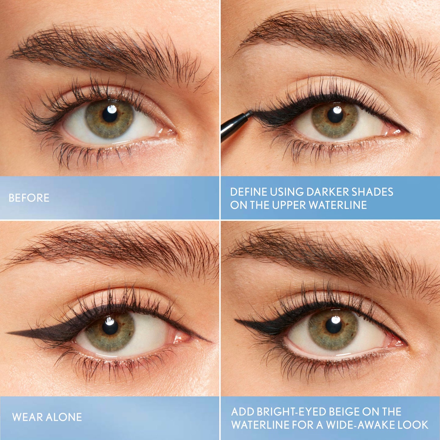 CoverGirl Perfect Point Plus Lashline, Bold Black, Micro Eye Pencil, Ultra-Precise 1.5 Millimeter Tip, Creamy Gel Formula, Clean & Vegan, Talc-Free, Waterproof, 0.002oz