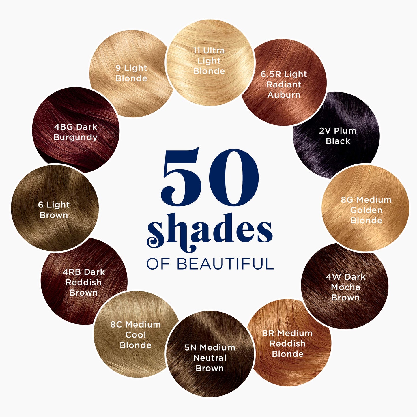 Clairol Nice'n Easy Permanent Hair Dye, Natural-Looking Black Hair Color with 100% Gray Coverage