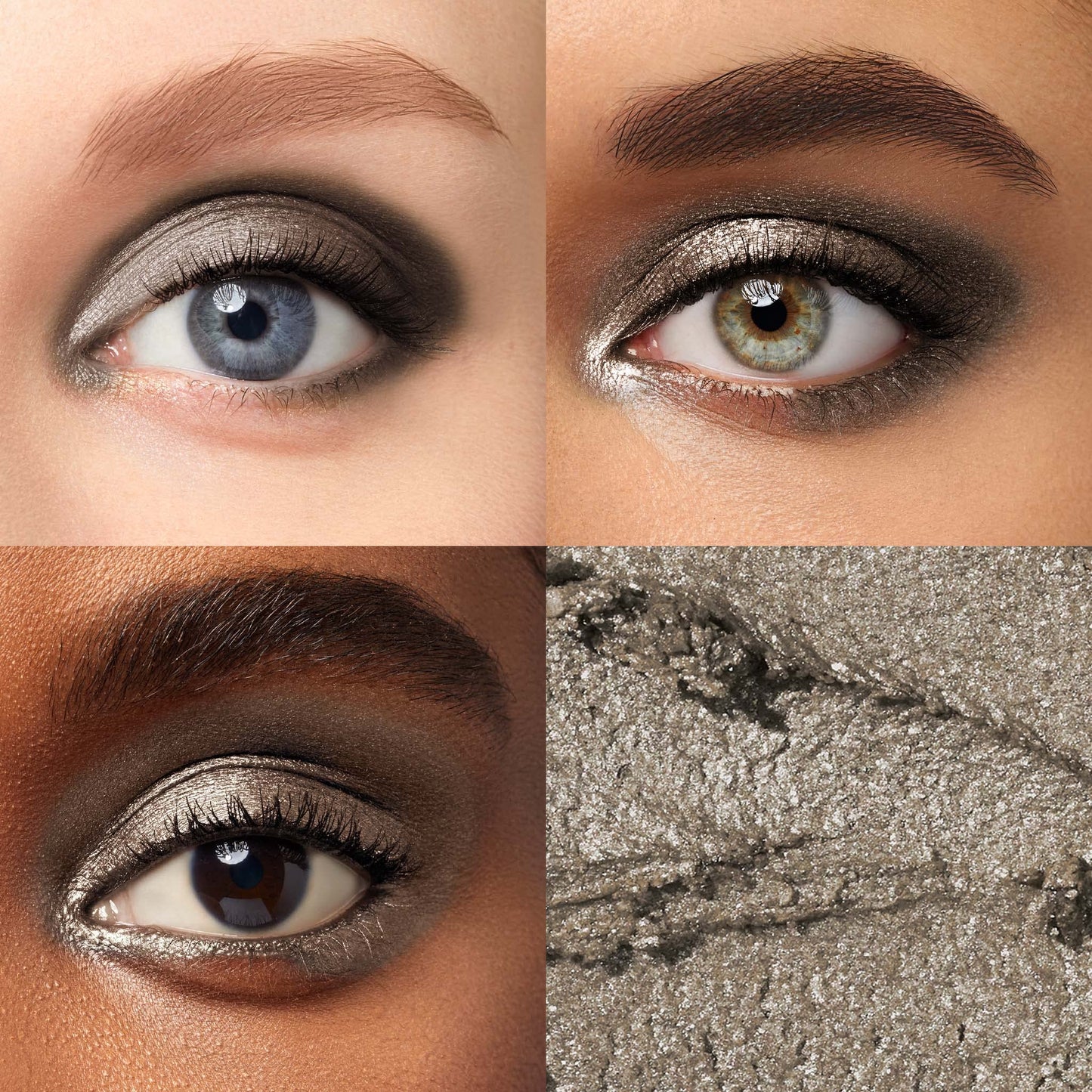 Julep Winter Gradiant Eyeshadow 101 Crème to Powder Waterproof Eyeshadow Stick Trio, Snowfall matte, Galaxy Grey Shimmer, & Smoky Amethyst Shimmer