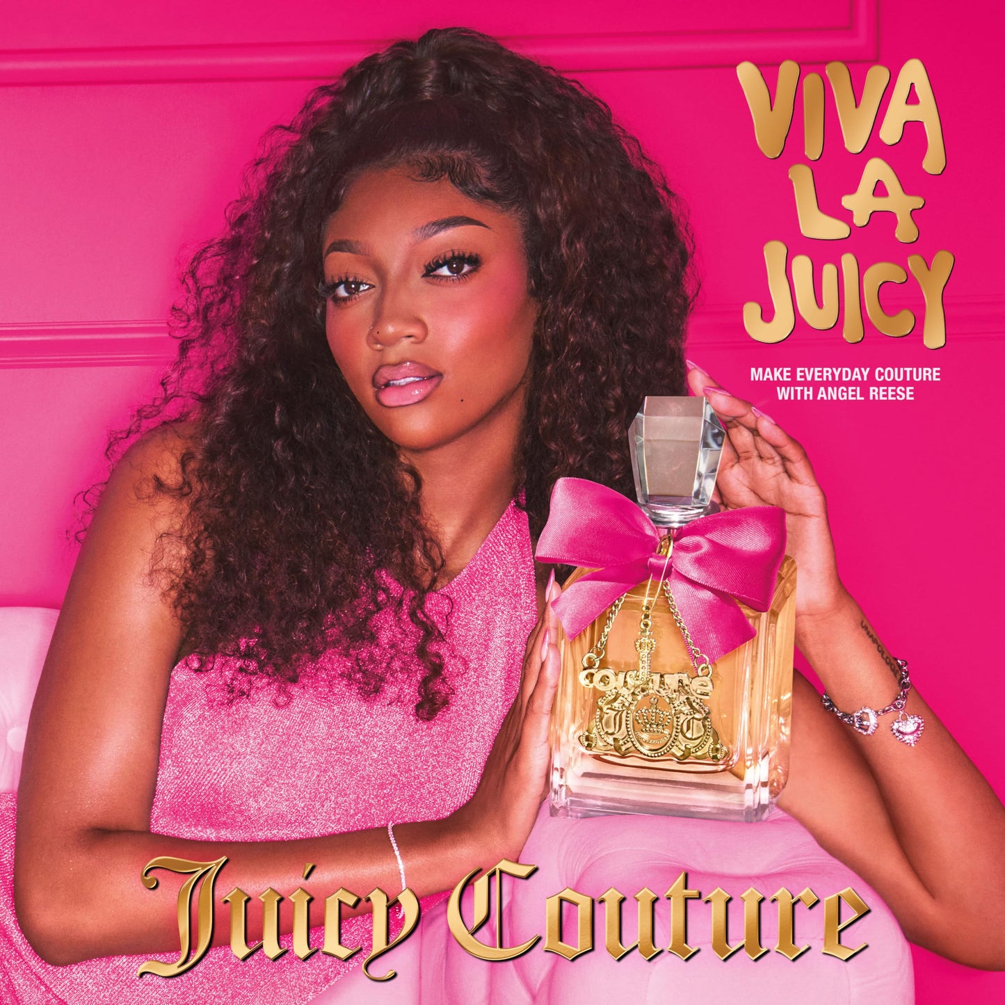 Juicy Couture Viva La Juicy Eau De Parfum Spray Pen, Women's Perfume with Notes of Mandarin, Gardenia & Caramel, Gift for Her, Floral & Sweet Perfume for Women, EDP Travel Spray Pen, 0.33 fl oz