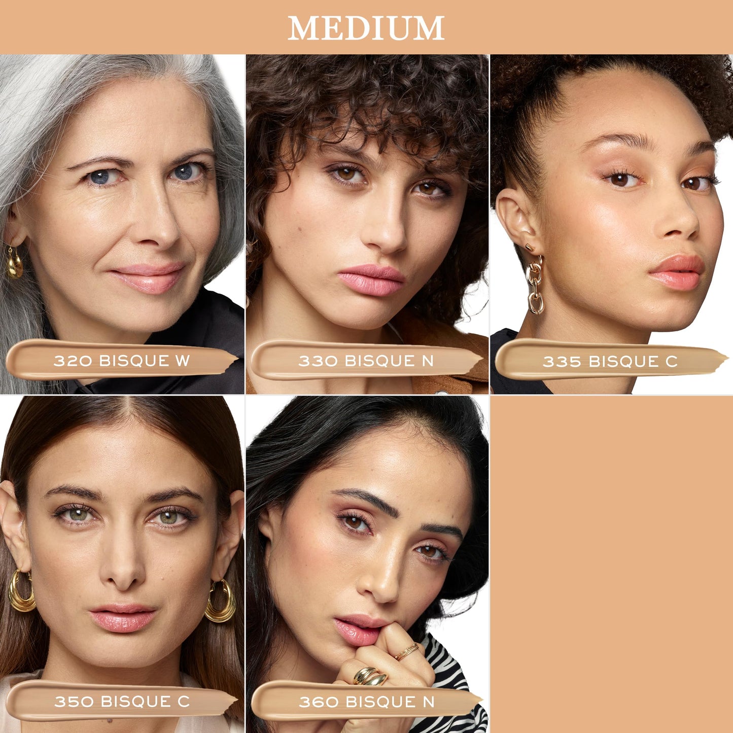 Lancôme Teint Idole Ultra Wear All Over Full Coverage Concealer - Natural Matte Finish & Lightweight Under Eye Concealer - Up To 24H Wear - 350 Bisque Cool