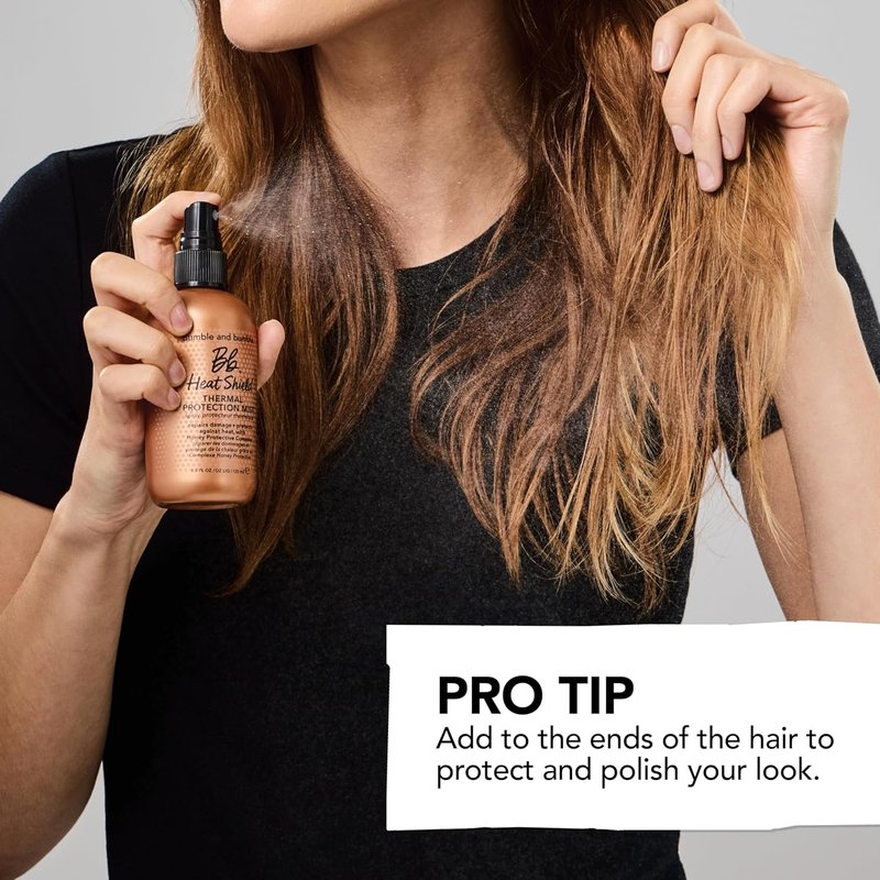 Bumble and Bumble Heat Shield Blow Dry Accelerator Mist - Reduces Drying Time, Anti-Frizz, Heat Protection | For All Hair Types