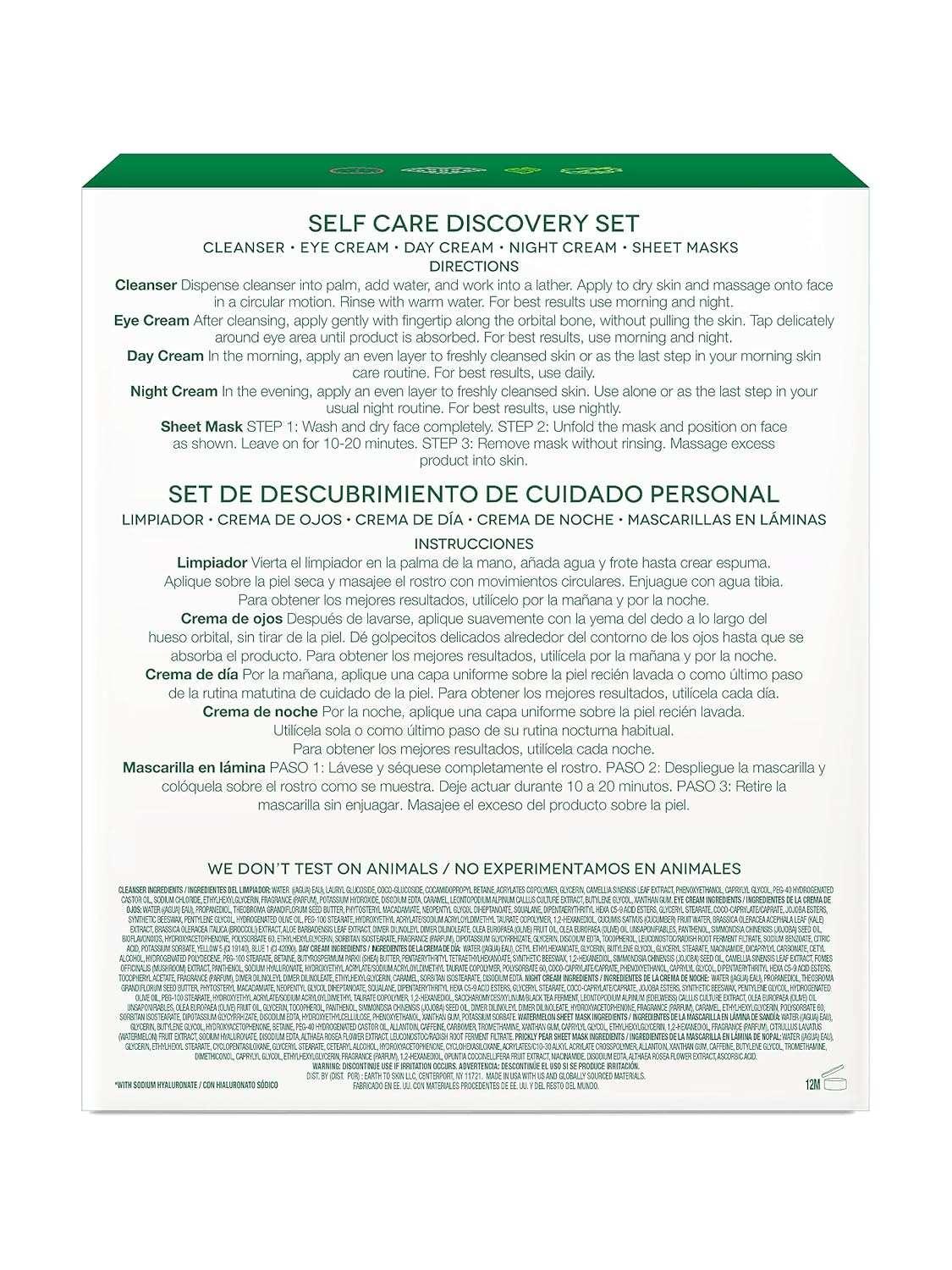 Self Care Discovery Set - Earth To Skin Natural Skincare Essentials