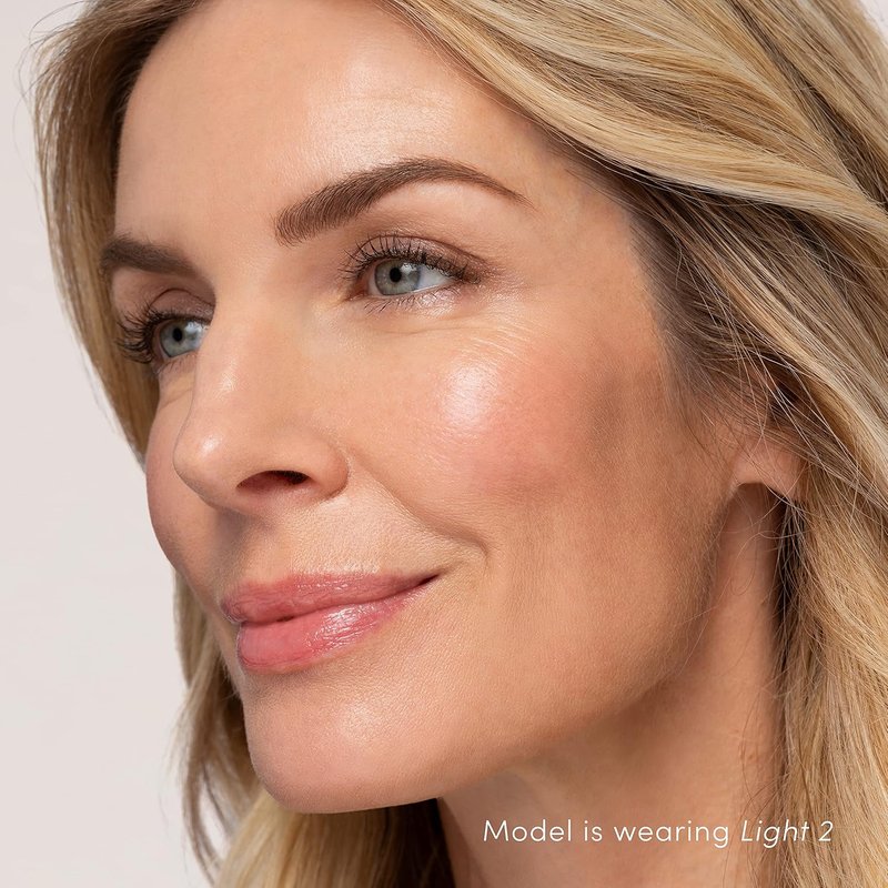 Jane Iredale HydroPure Tinted Serum - Hydrating Sheer Coverage with Hyaluronic Acid & CoQ10 | Evens Skin Tone